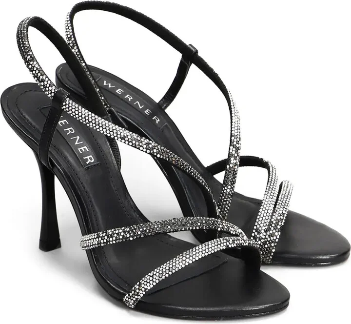 100mm Crystal-Embellished Sandals - Image 2
