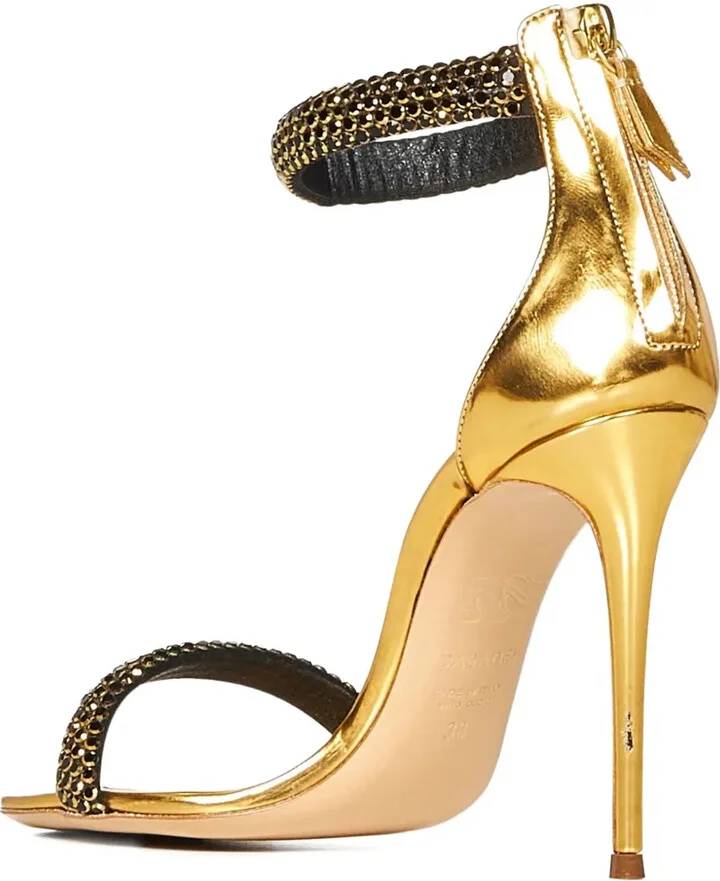 100mm Crystal-Embellished Sandals - Image 3