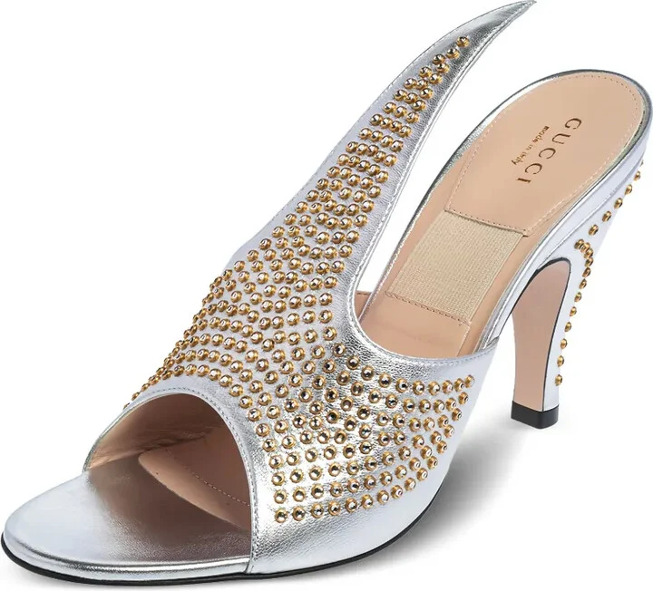 100mm Crystal-Embellished Sandals - Image 2