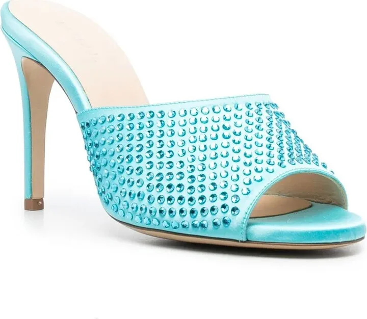100mm Crystal-Embellished Sandals - Image 2