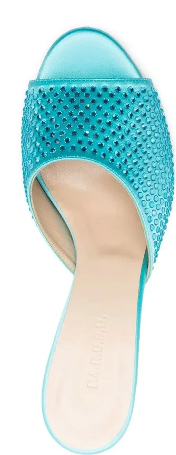 100mm Crystal-Embellished Sandals - Image 4