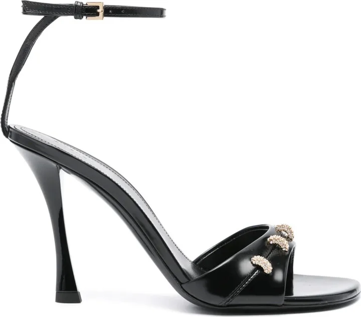 100mm Crystal-Embellished Sandals