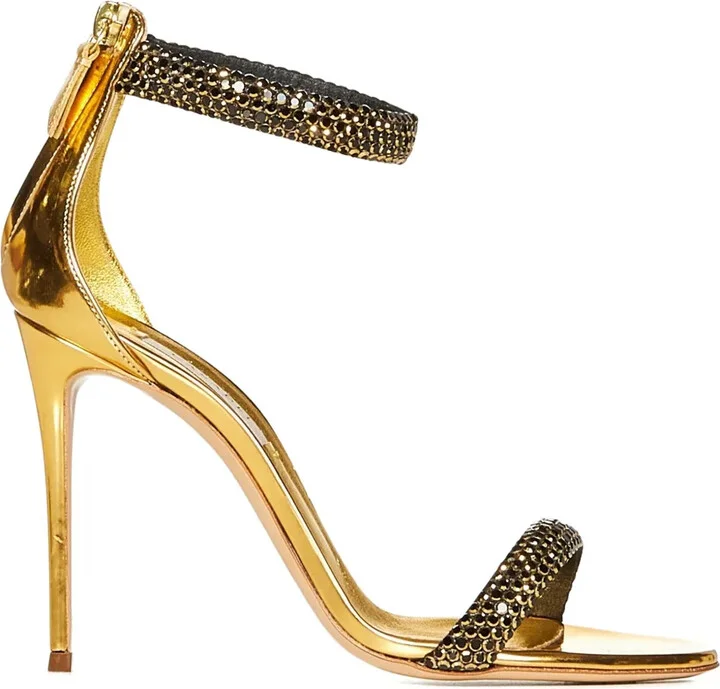 100mm Crystal-Embellished Sandals