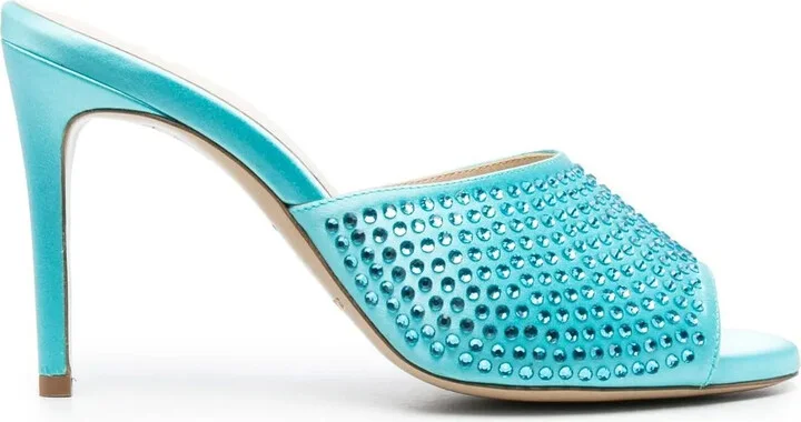 100mm Crystal-Embellished Sandals