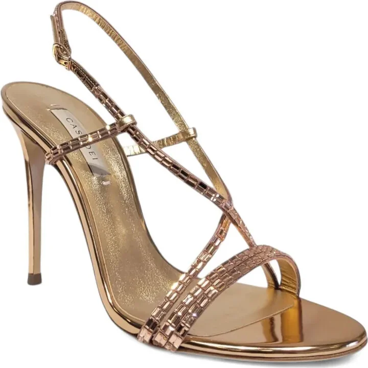 100mm Crystal-Embellished Slingback Sandals - Image 5