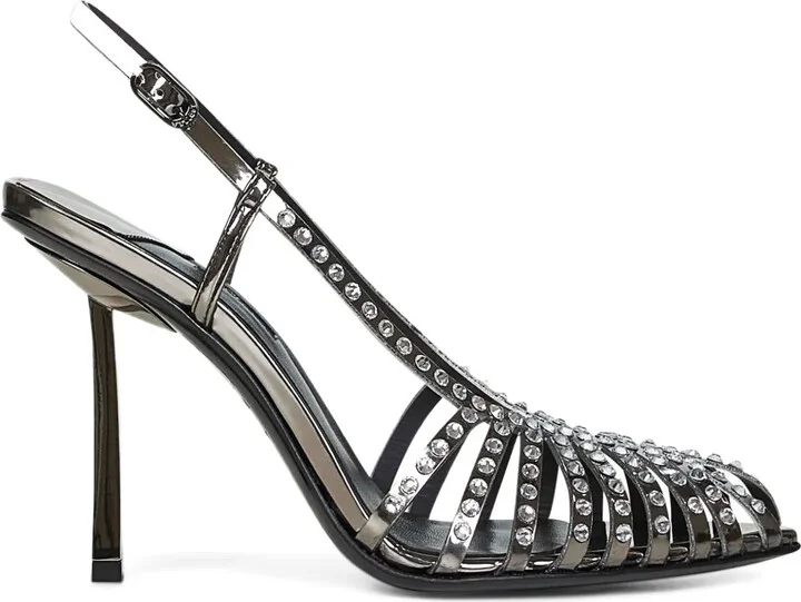100mm Crystal-Embellished Slingback Sandals