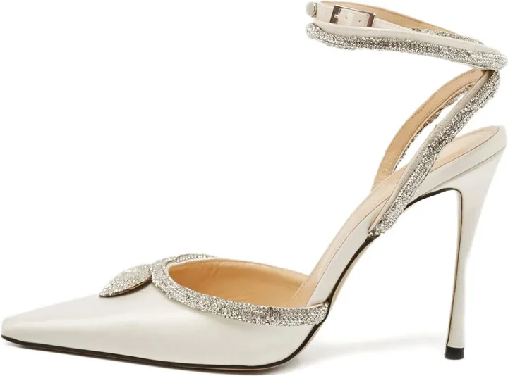 100mm Crystal Heart Pumps