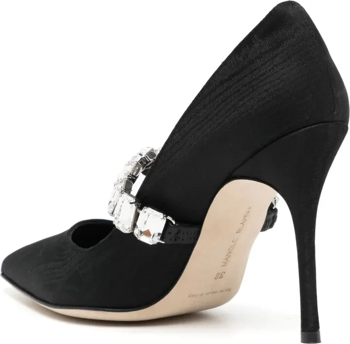 100mm Crystal Pointed Pumps - Image 3