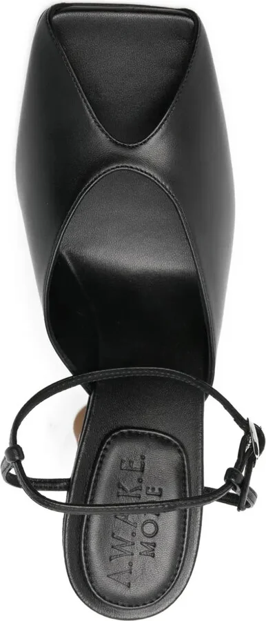 100mm Curved-Heel Open-Toe Mules - Image 4