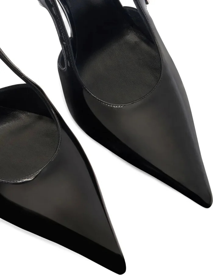 100mm Cut-Out Slingback Heeled Pumps - Image 5