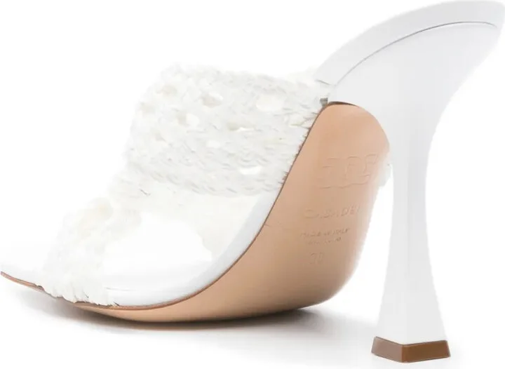 100mm Damier Versilia Geraldine mules - Image 3