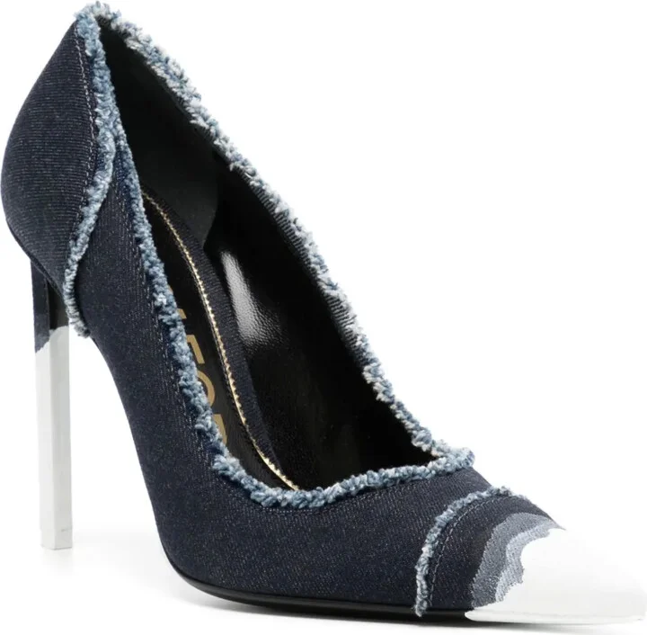 100mm Denim Pumps - Image 2