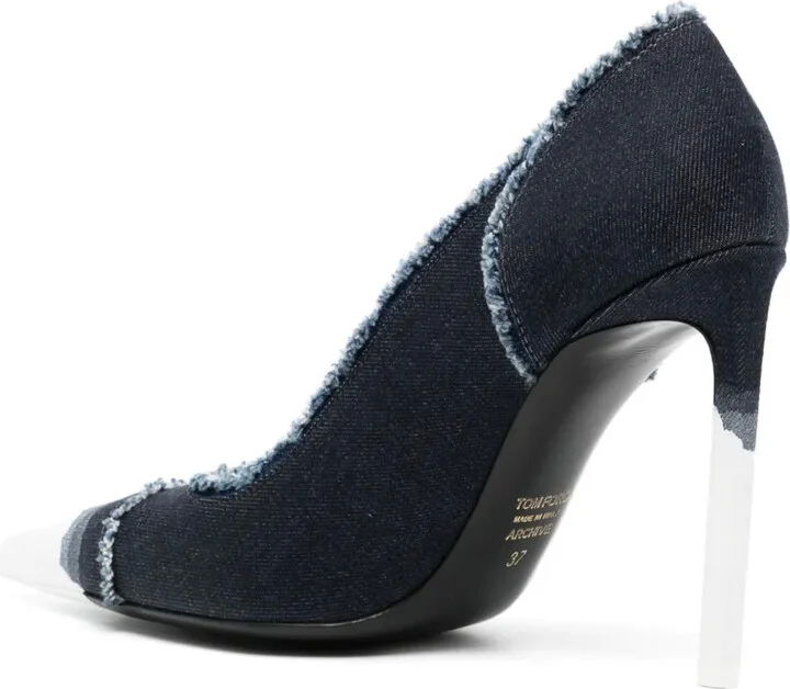 100mm Denim Pumps - Image 3