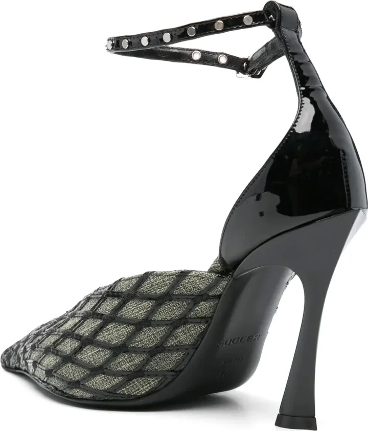 100mm Diamond-Pattern Mules - Image 3