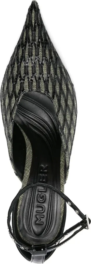 100mm Diamond-Pattern Mules - Image 4
