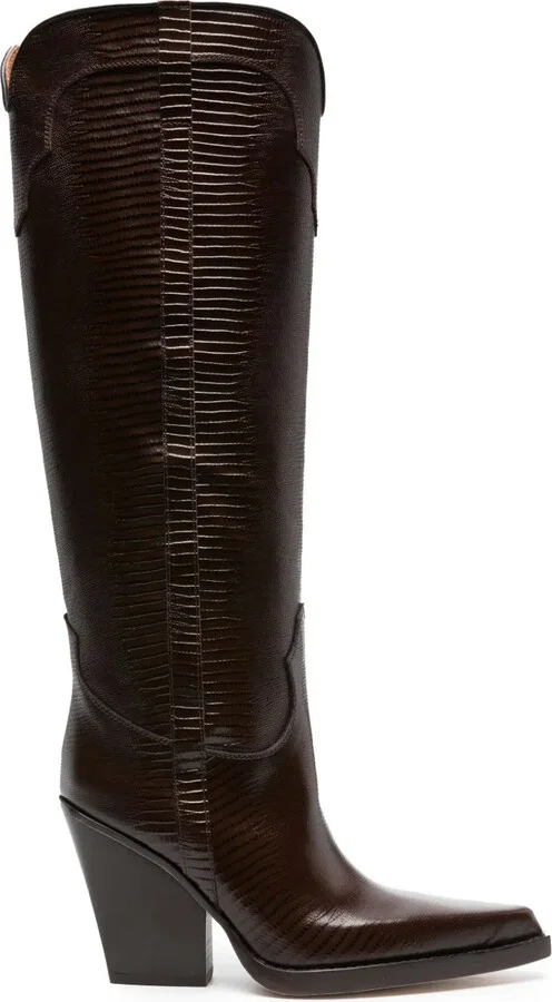 100mm El Dorado leather boots