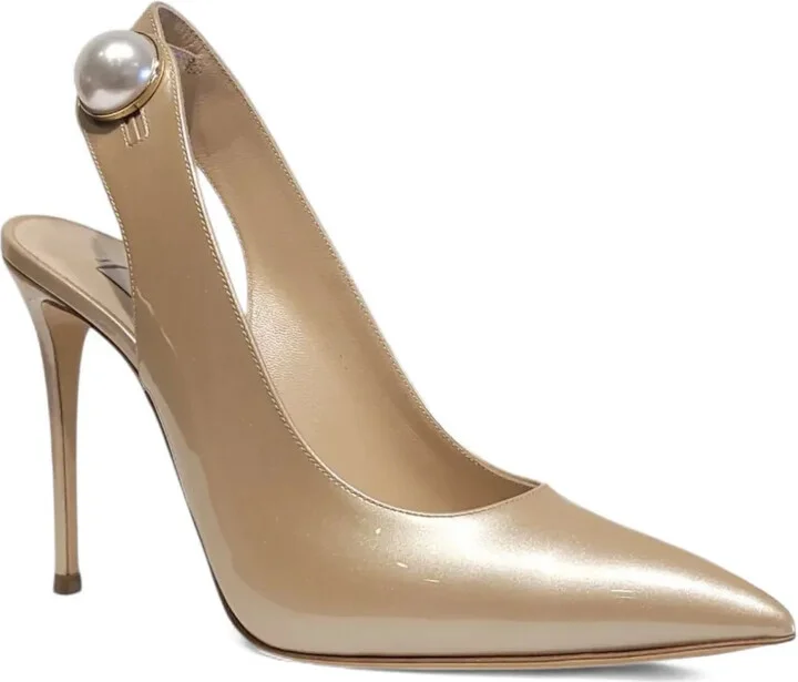 100mm Embellished Sling-Back Pumps - Image 2