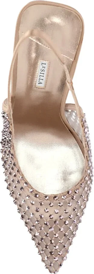 100MM embellished slingback sandals - Image 3