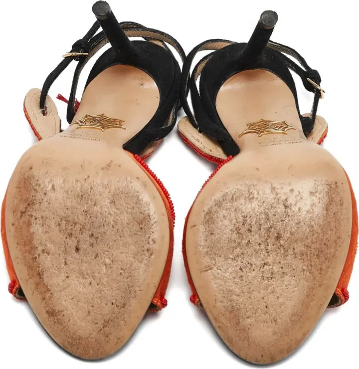 100mm Embroidered-Design Sandals - Image 3