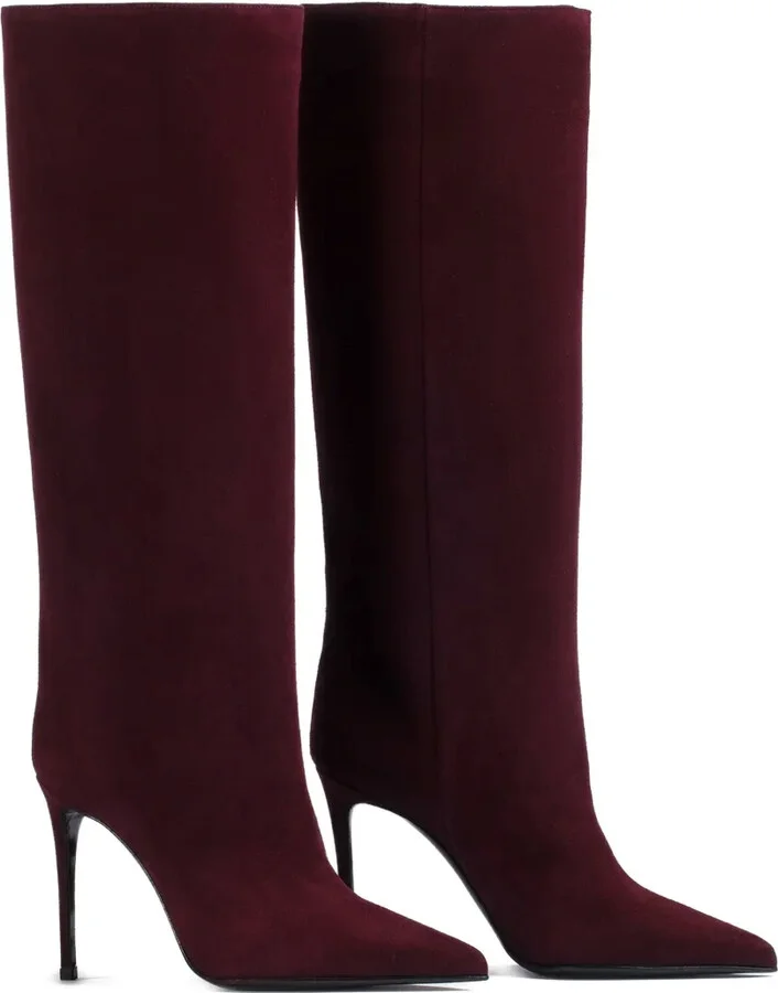 100mm Eva suede boots - Image 2