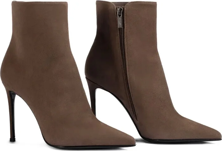 100mm Eva suede pointed-toe ankle boots - Image 2