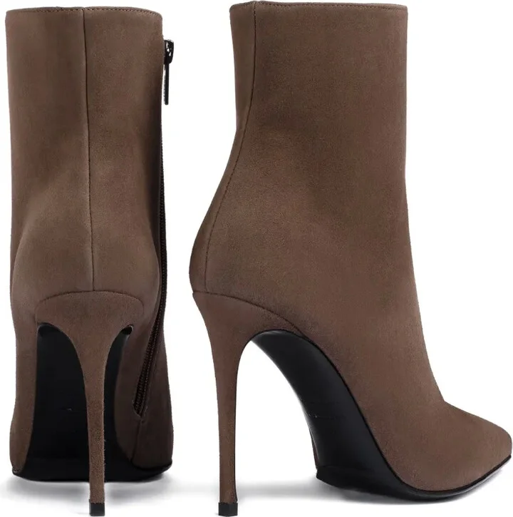 100mm Eva suede pointed-toe ankle boots - Image 3