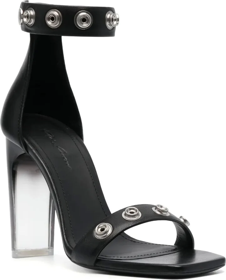 100mm Eyelet-Detail Sandals - Image 2