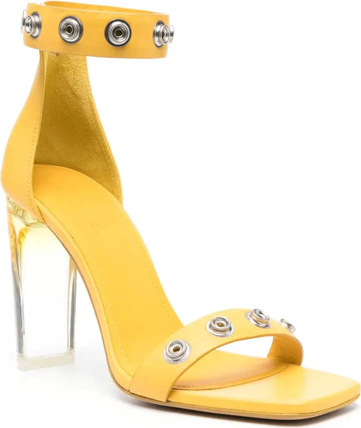 100mm Eyelet-Detail Sandals - Image 2