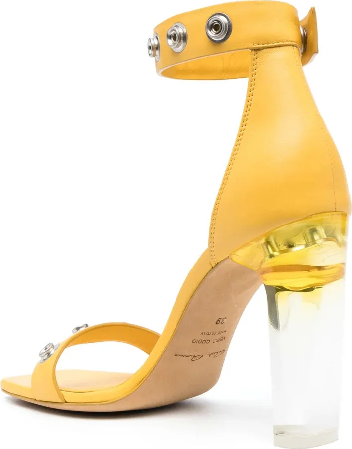 100mm Eyelet-Detail Sandals - Image 3