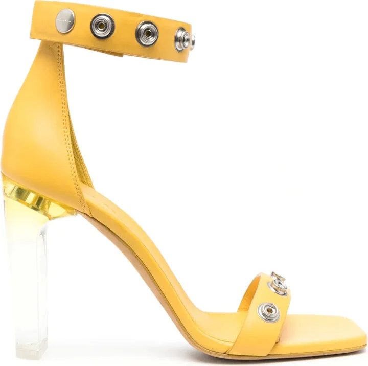 100mm Eyelet-Detail Sandals