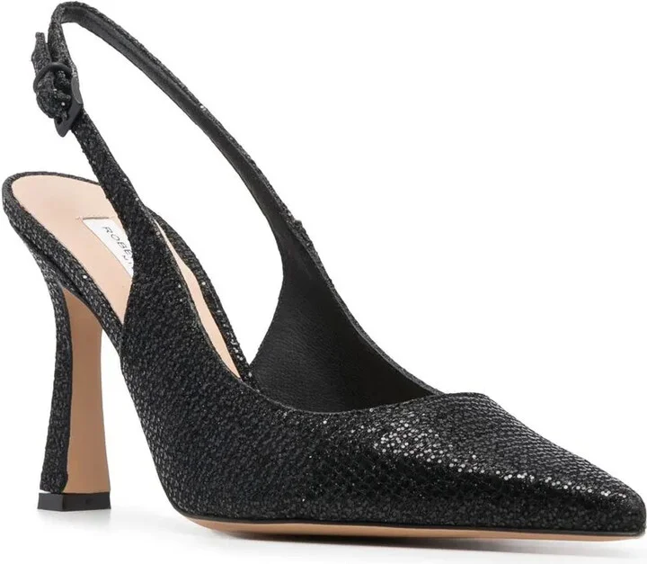100mm Farah pointed-toe pumps - Image 2