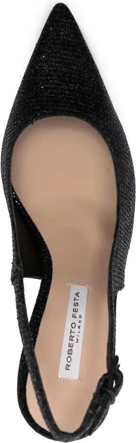 100mm Farah pointed-toe pumps - Image 4