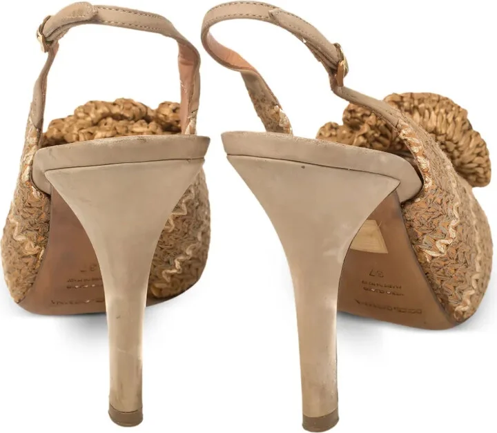 100mm Floral-Appliqué Pumps - Image 3