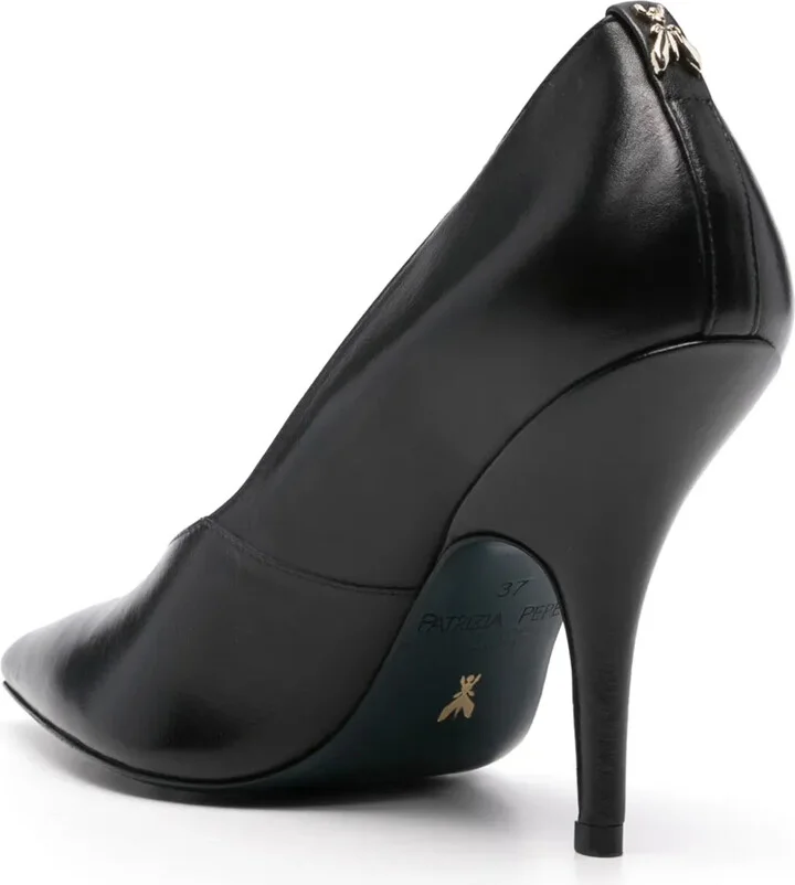 100mm Fly-rivet leather pumps - Image 3