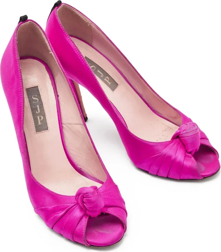 100mm Gabrielle knotted pumps - Image 2