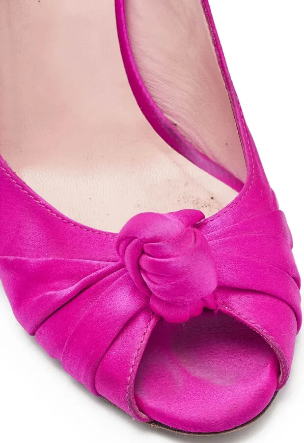 100mm Gabrielle knotted pumps - Image 4