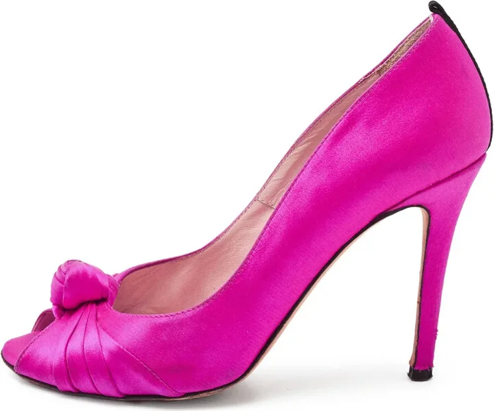 100mm Gabrielle knotted pumps