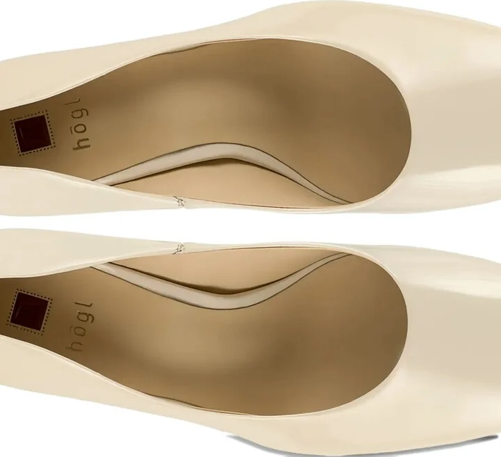 100mm Gianna platform block-heel pumps - Image 4