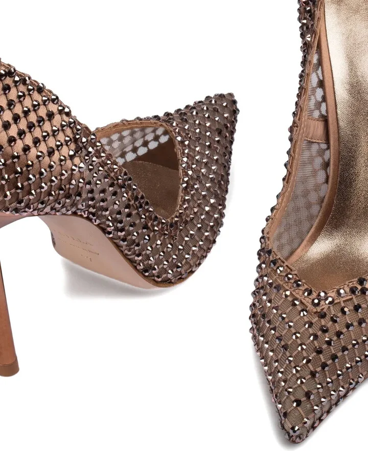 100mm Gilda crystal-embellished pointed-toe pumps - Image 3