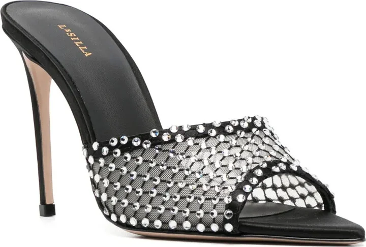 100mm Gilda crystal-embellished sandals - Image 2