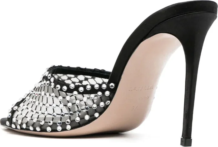 100mm Gilda crystal-embellished sandals - Image 3