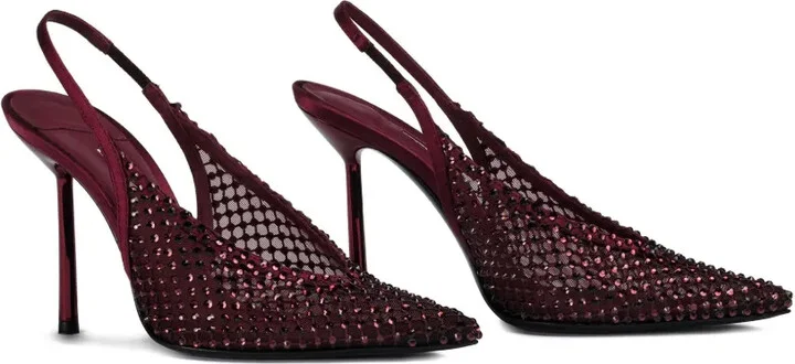 100mm Gilda crystal-embellished slingback pumps - Image 2
