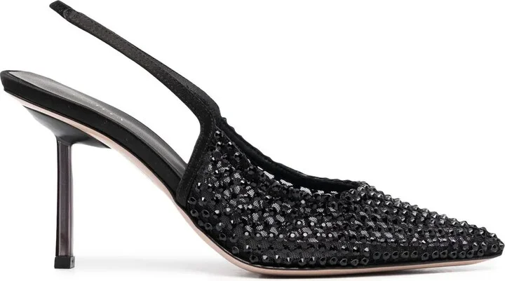 100mm Gilda slingback pumps