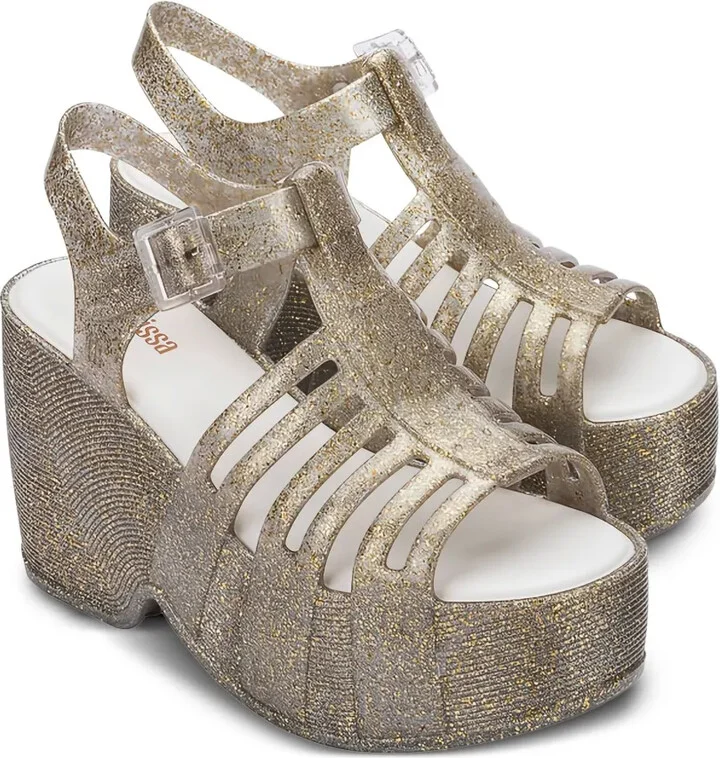 100mm Glitter Platform Sandals - Image 2