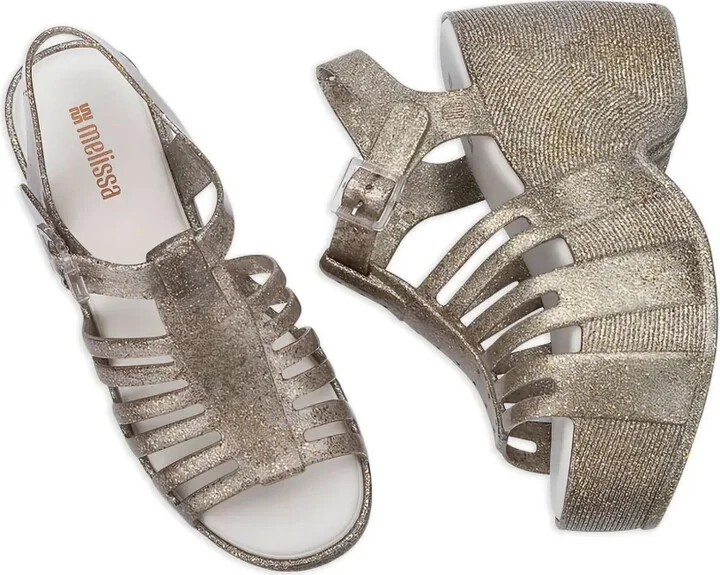 100mm Glitter Platform Sandals - Image 3