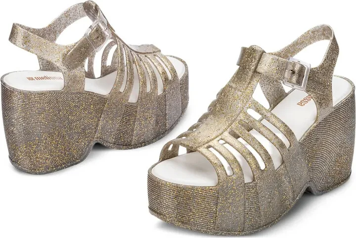 100mm Glitter Platform Sandals - Image 4