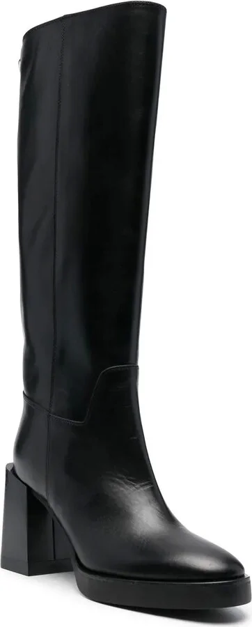 100mm Greta leather knee high boots - Image 2