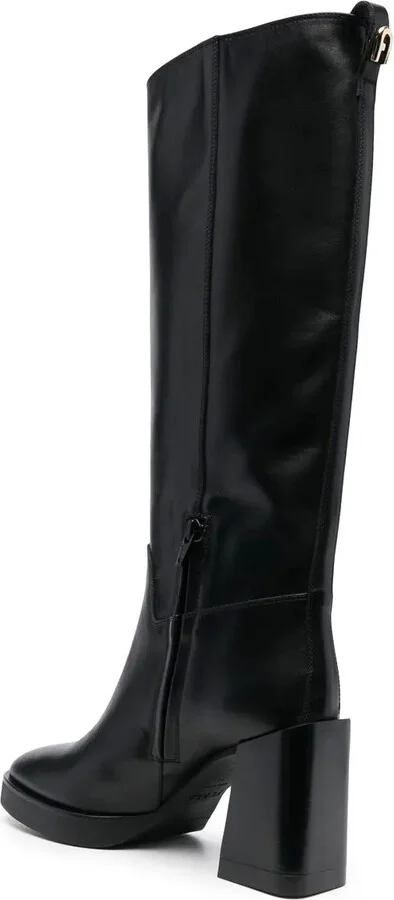 100mm Greta leather knee high boots - Image 3