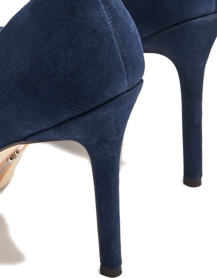 100mm Hazel suede pointed-toe pumps - Image 4