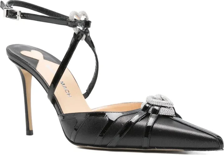 100mm Heart-Embellished Pumps - Image 2